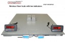 DIGIWEIGH DUAL DISPLAY 4' X 4' WIRELESS SCALE
