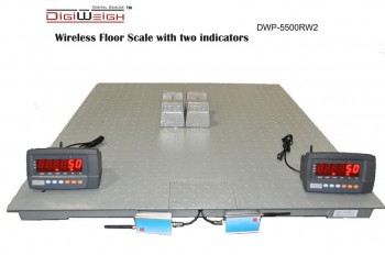 DIGIWEIGH DUAL DISPLAY 4' X 4' WIRELESS SCALE