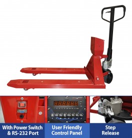 DIGIWEIGH DWP-PJ-P PALLET JACK SCALE WITH PRINTER